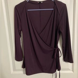 ANN TAYLOR Tie Blouse, Size S